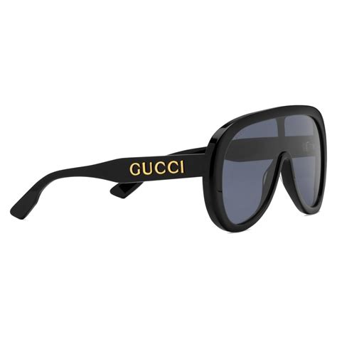 occhiale gucci maschera vintage|Gucci Occhiali da sole a mascherina.